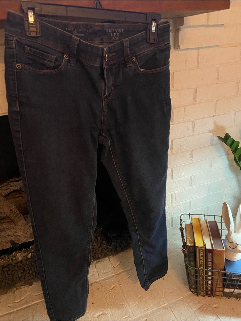 The Limited Navy Skinny Leg Jeans